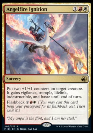 Angelfire Ignition (Promo Pack) [Innistrad: Midnight Hunt Promos] | Webway Games