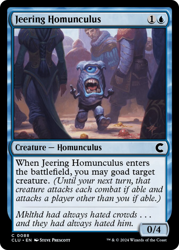 Jeering Homunculus [Ravnica: Clue Edition] | Webway Games