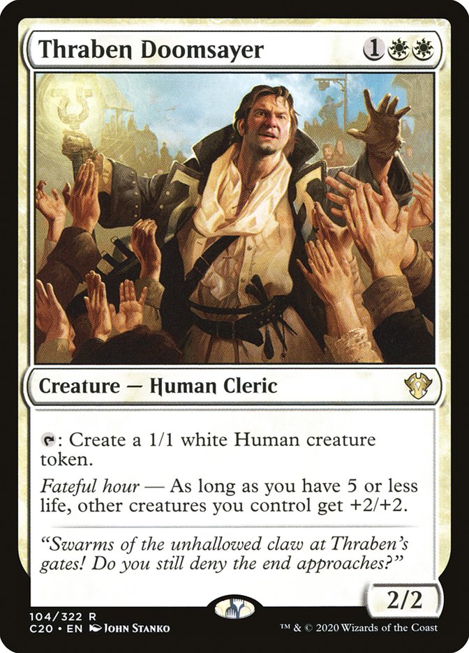 Thraben Doomsayer [Commander 2020] | Webway Games