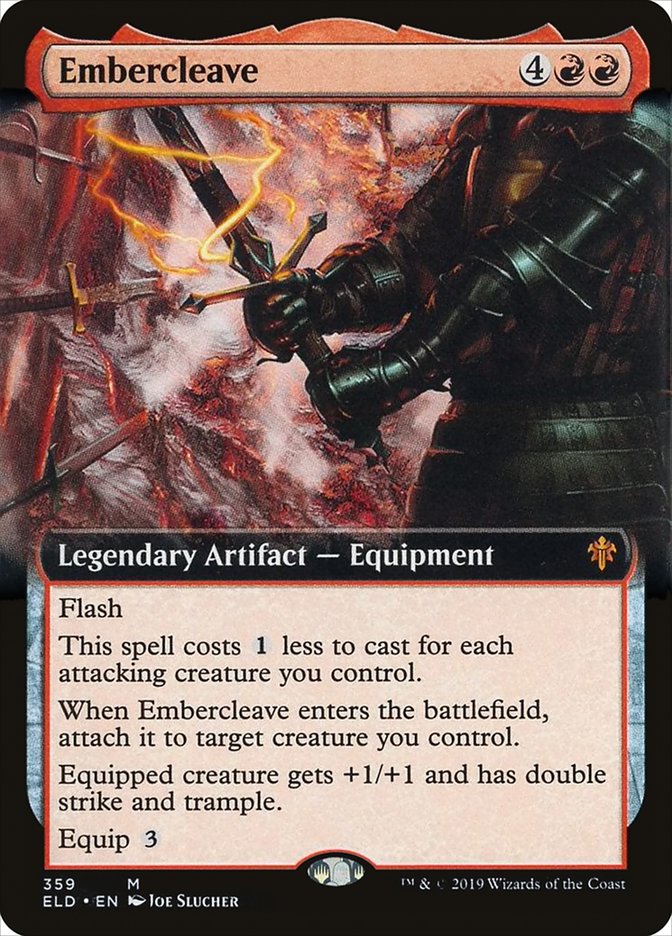 Embercleave (Extended Art) [Throne of Eldraine] | Webway Games
