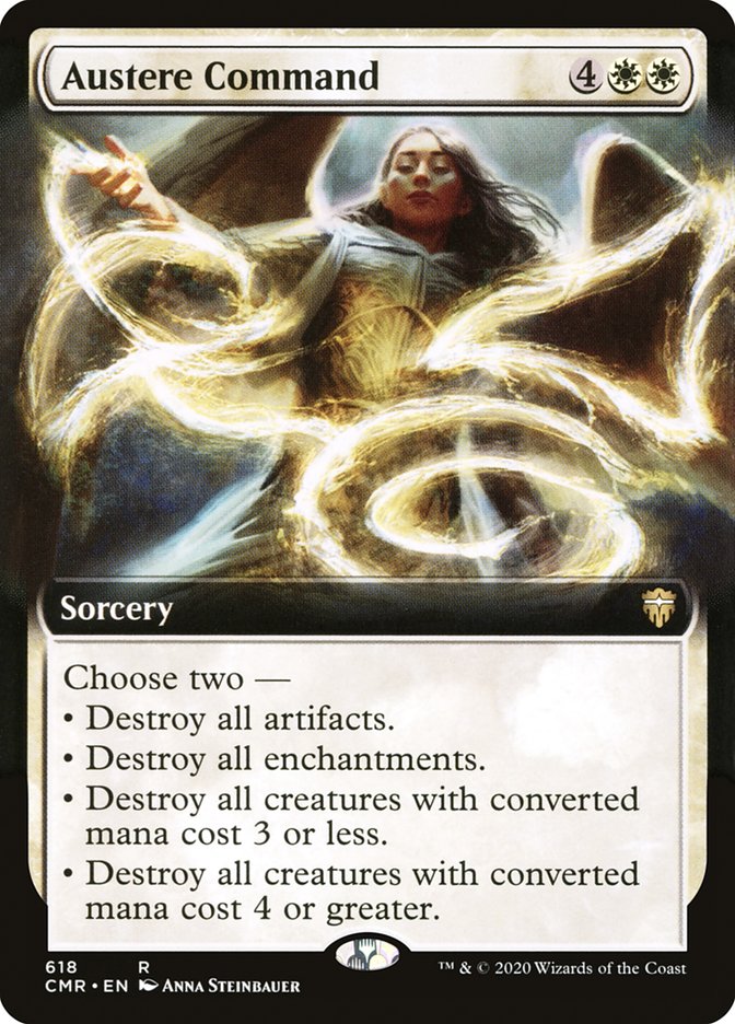 Austere Command (Extended Art) [Commander Legends] | Webway Games