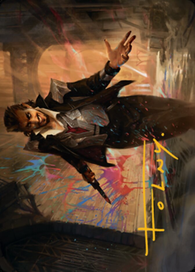 Anhelo, the Painter Art Card (Gold-Stamped Signature) [Streets of New Capenna Art Series] | Webway Games