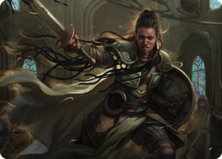 Shanna, Purifying Blade Art Card 1 [Dominaria United Art Series] | Webway Games