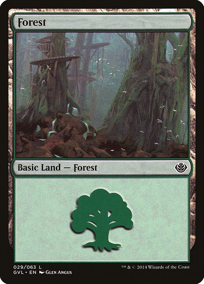 Forest (29) (Garruk vs. Liliana) [Duel Decks Anthology] | Webway Games