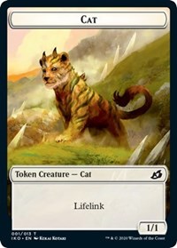 Cat // Human Soldier (003) Double-sided Token [Ikoria: Lair of Behemoths Tokens] | Webway Games