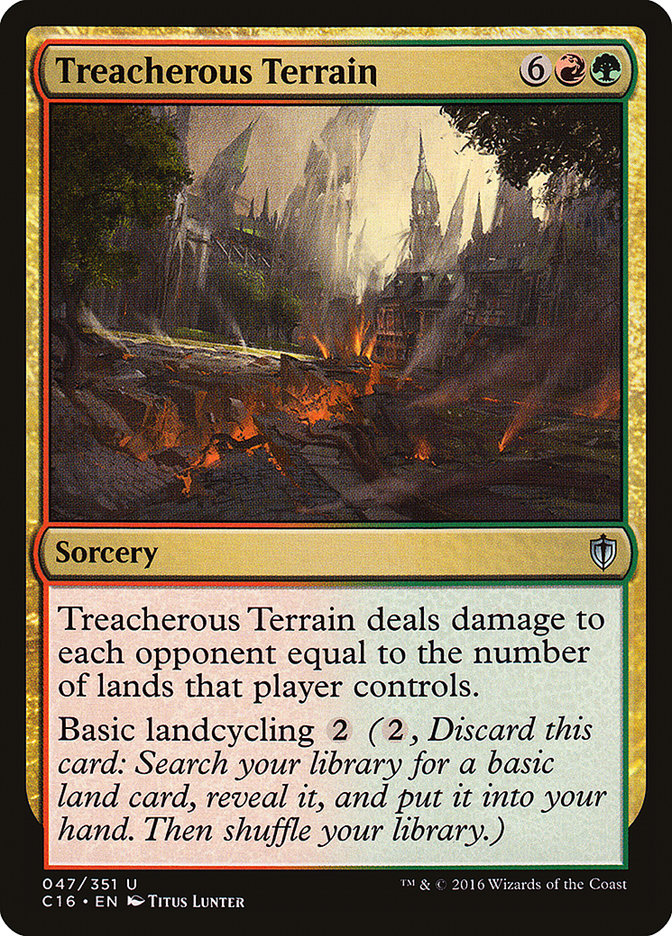 Treacherous Terrain [Commander 2016] | Webway Games