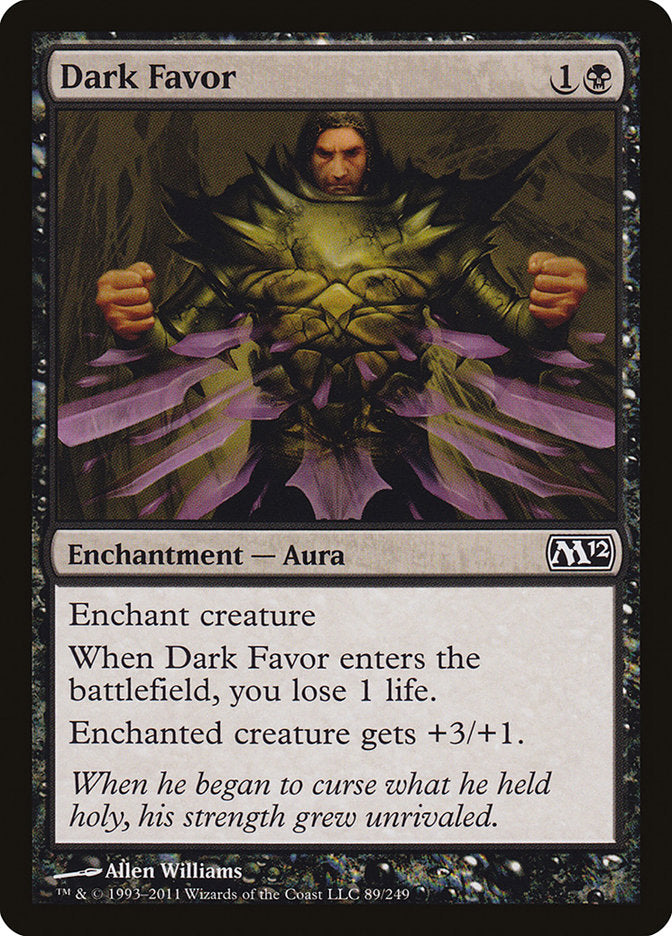 Dark Favor [Magic 2012] | Webway Games