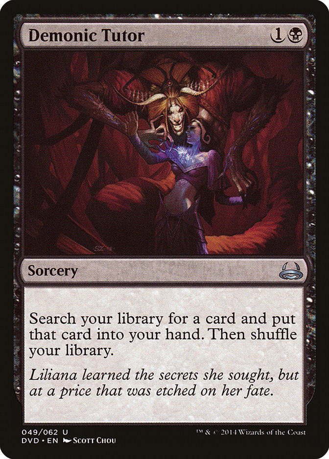 Demonic Tutor (Divine vs. Demonic) [Duel Decks Anthology] | Webway Games