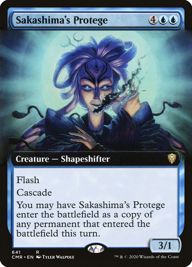 Sakashima's Protege (Extended Art) [Commander Legends] | Webway Games