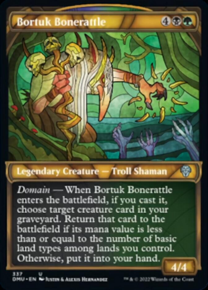 Bortuk Bonerattle (Showcase Textured) [Dominaria United] | Webway Games