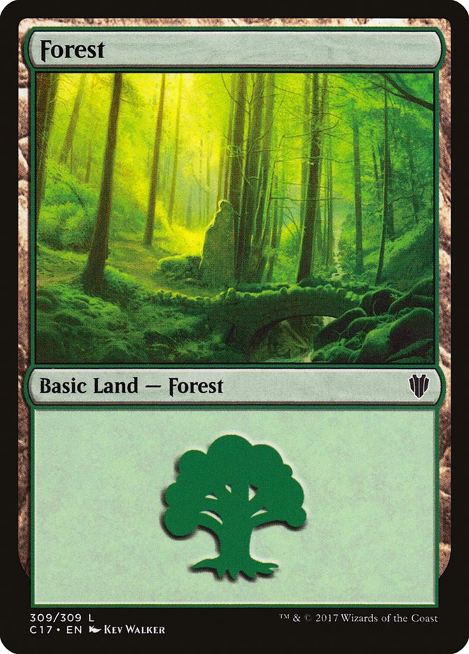 Forest (#309) [Commander 2017] | Webway Games