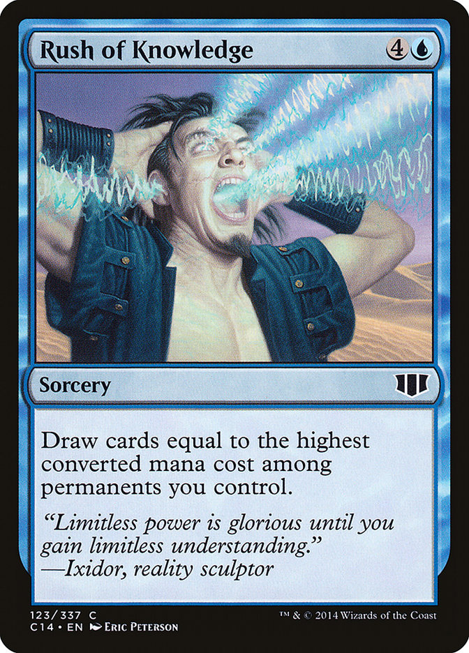 Rush of Knowledge [Commander 2014] | Webway Games