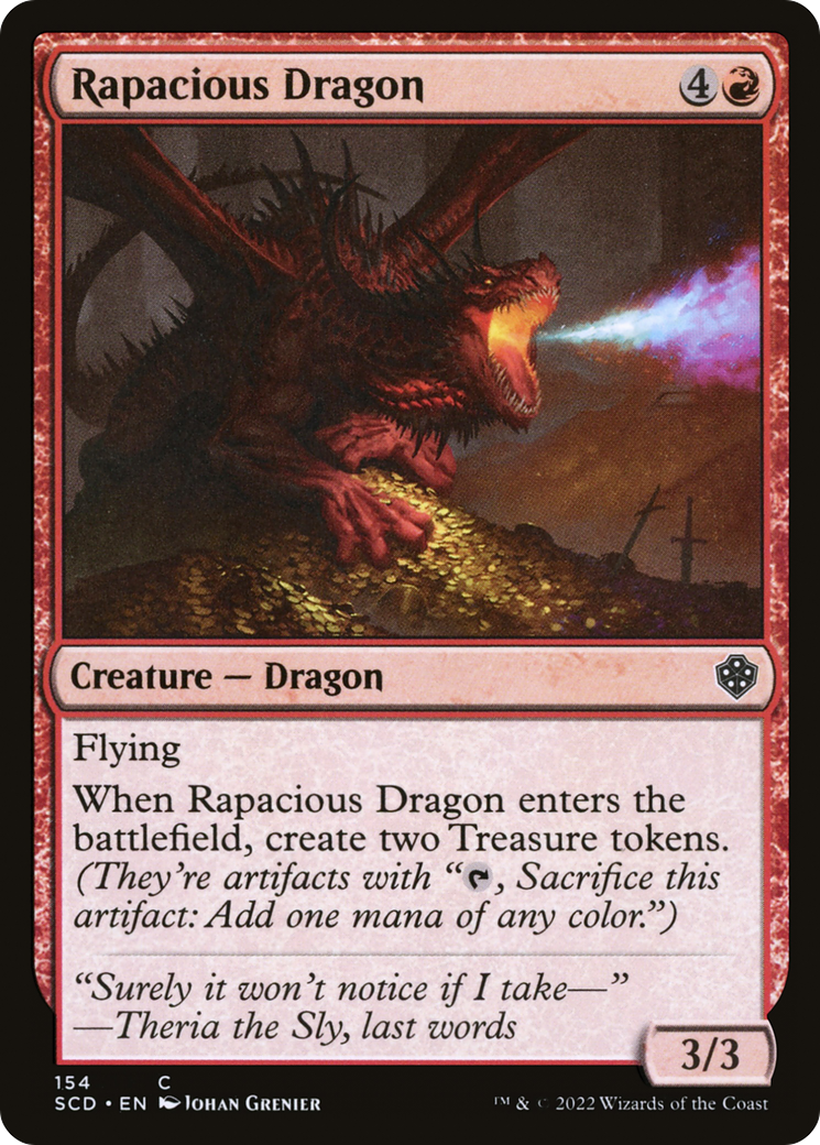 Rapacious Dragon [Starter Commander Decks] | Webway Games