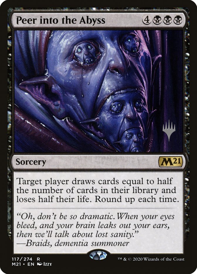 Peer into the Abyss (Promo Pack) [Core Set 2021 Promos] | Webway Games
