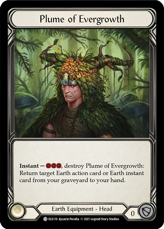 Plume of Evergrowth [ELE116] (Tales of Aria)  1st Edition Cold Foil | Webway Games