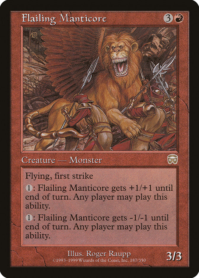 Flailing Manticore [Mercadian Masques] | Webway Games