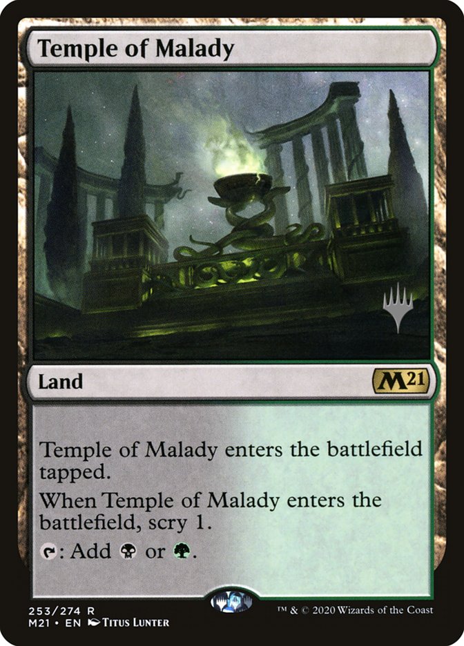 Temple of Malady (Promo Pack) [Core Set 2021 Promos] | Webway Games