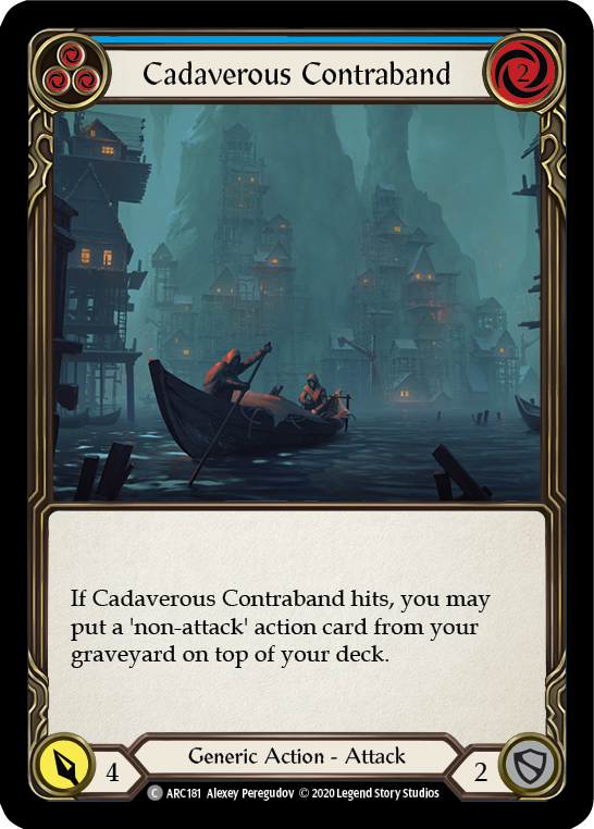 Cadaverous Contraband (Blue) [ARC181] Unlimited Normal | Webway Games