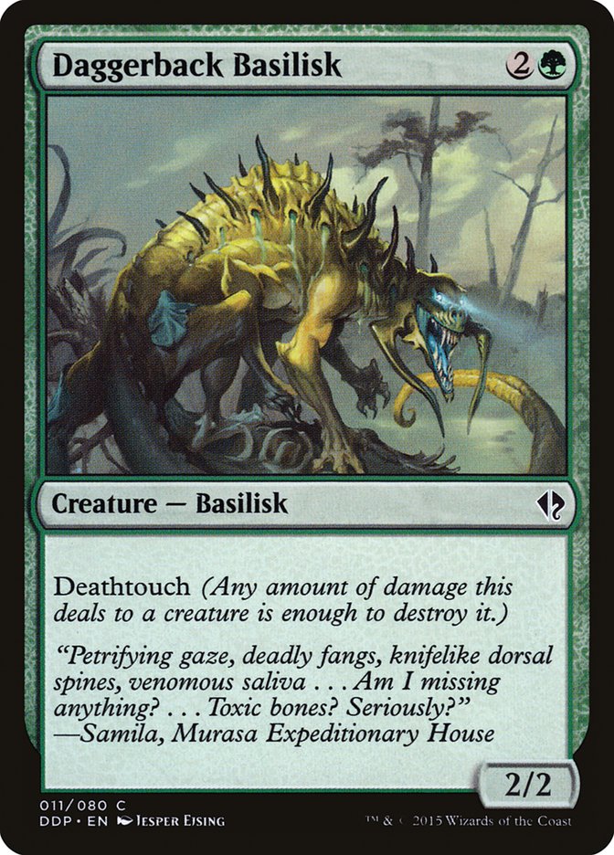 Daggerback Basilisk [Duel Decks: Zendikar vs. Eldrazi] | Webway Games