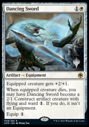 Dancing Sword (Promo Pack) [Dungeons & Dragons: Adventures in the Forgotten Realms Promos] | Webway Games