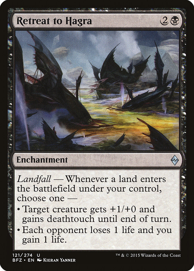 Retreat to Hagra [Battle for Zendikar] | Webway Games