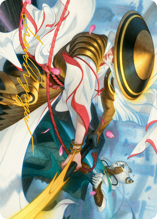 Cut Short Art Card (Gold-Stamped Signature) [March of the Machine Art Series] | Webway Games