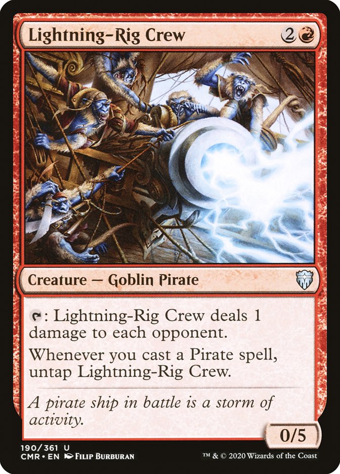 Lightning-Rig Crew [Commander Legends] | Webway Games