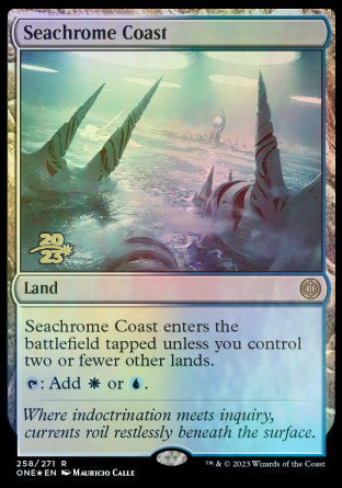 Seachrome Coast [Phyrexia: All Will Be One Prerelease Promos] | Webway Games