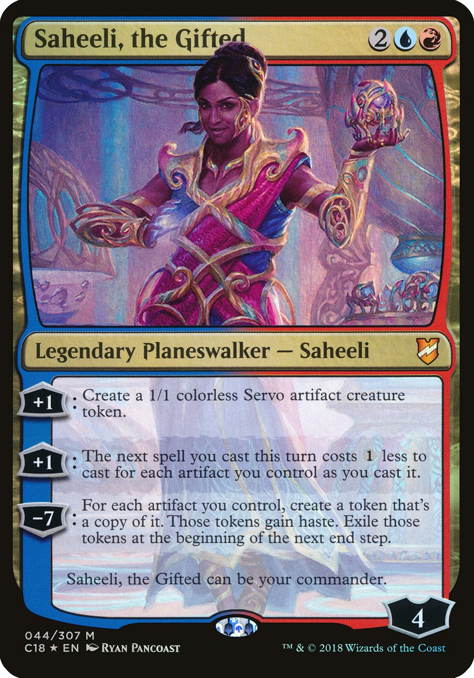 Saheeli, the Gifted (Commander 2018) [Commander 2018 Oversized] | Webway Games