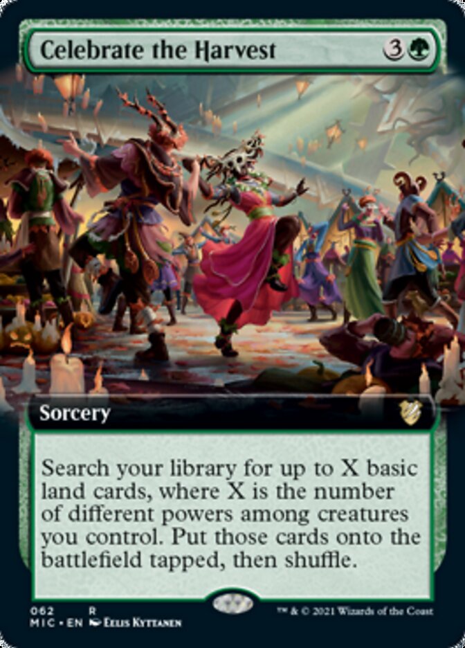Celebrate the Harvest (Extended) [Innistrad: Midnight Hunt Commander] | Webway Games