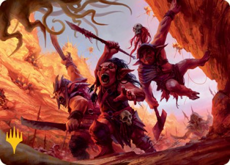 Goblin Art Card (Gold-Stamped Signature) [Dungeons & Dragons: Adventures in the Forgotten Realms Art Series] | Webway Games