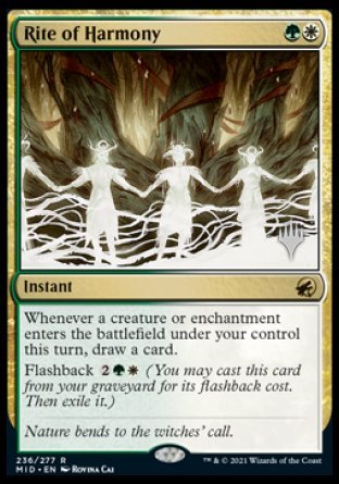 Rite of Harmony (Promo Pack) [Innistrad: Midnight Hunt Promos] | Webway Games