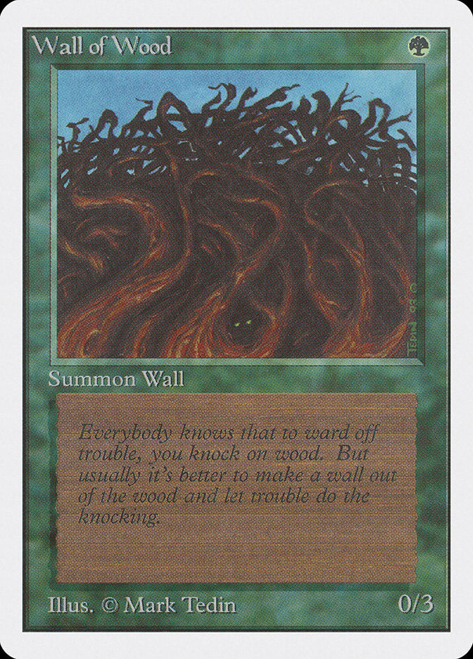 Wall of Wood [Unlimited Edition] | Webway Games