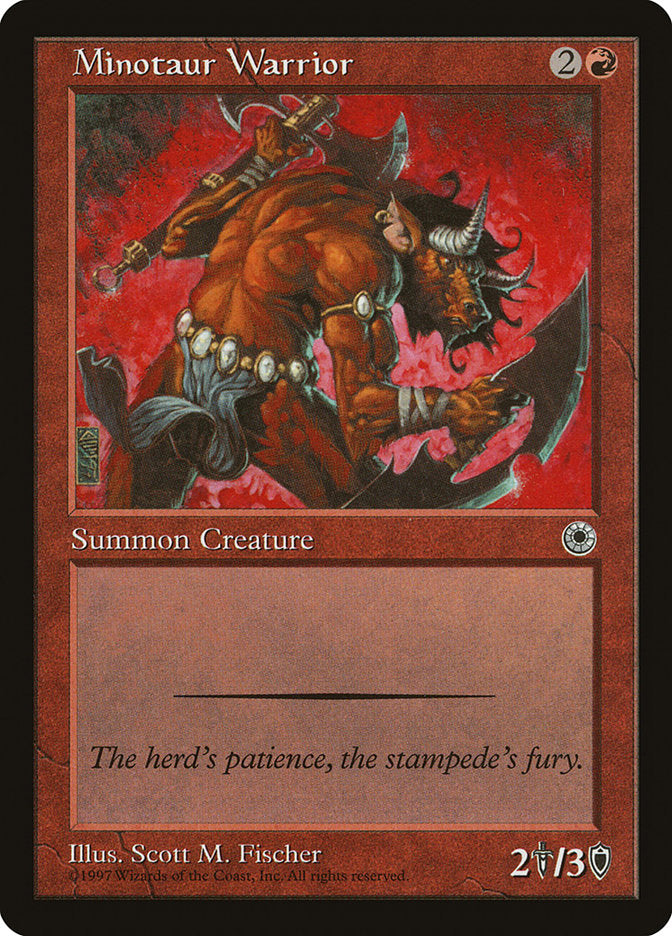 Minotaur Warrior [Portal] | Webway Games