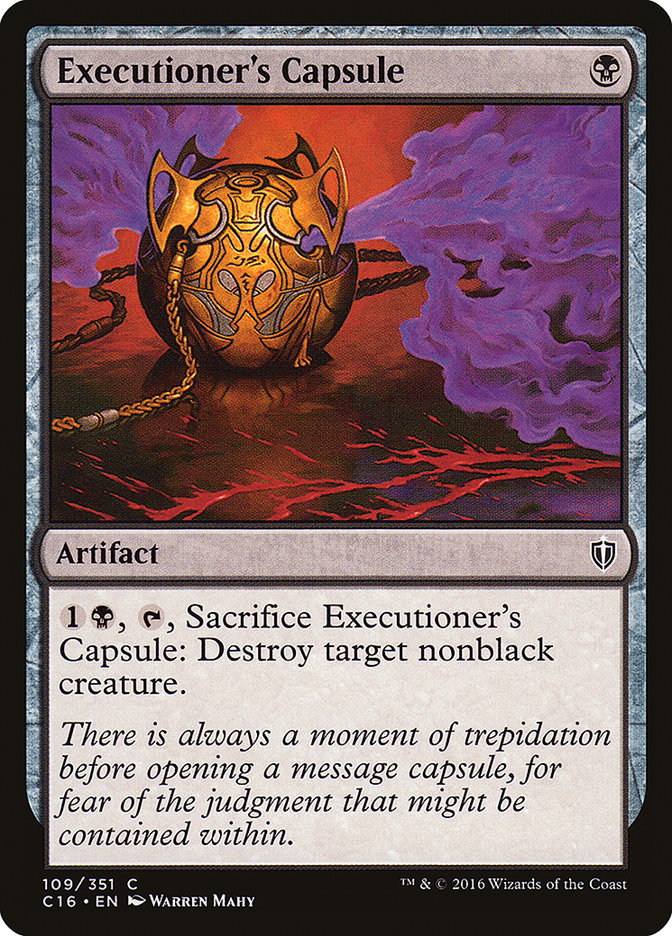 Executioner's Capsule [Commander 2016] | Webway Games