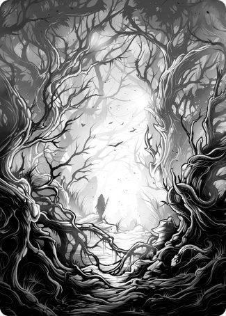 Forest 1 Art Card [Innistrad: Midnight Hunt Art Series] | Webway Games