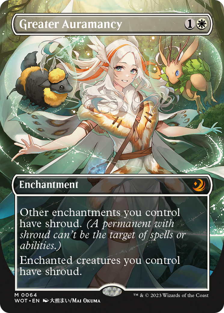 Greater Auramancy (Anime Borderless) [Wilds of Eldraine: Enchanting Tales] | Webway Games
