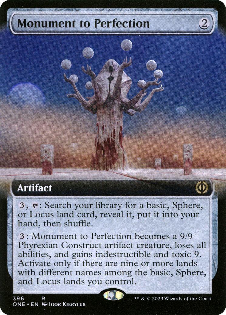 Monument to Perfection (Extended Art) [Phyrexia: All Will Be One] | Webway Games