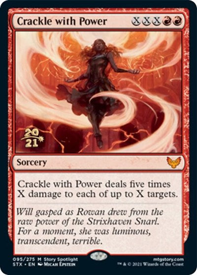 Crackle with Power [Strixhaven: School of Mages Prerelease Promos] | Webway Games