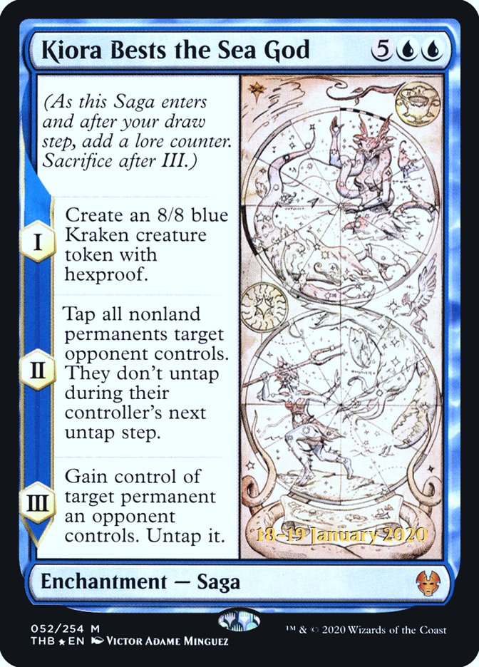 Kiora Bests the Sea God [Theros Beyond Death Prerelease Promos] | Webway Games