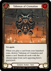 Talisman of Cremation [EVR189] (Everfest)  1st Edition Cold Foil | Webway Games
