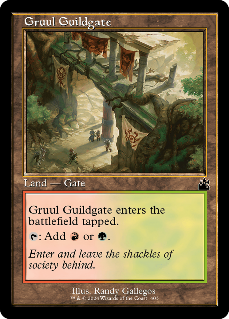 Gruul Guildgate (Retro Frame) [Ravnica Remastered] | Webway Games
