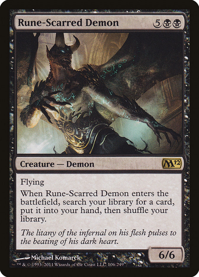 Rune-Scarred Demon [Magic 2012] | Webway Games