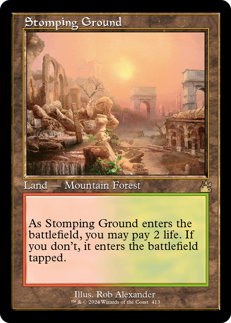 Stomping Ground (Retro) [Ravnica Remastered] | Webway Games