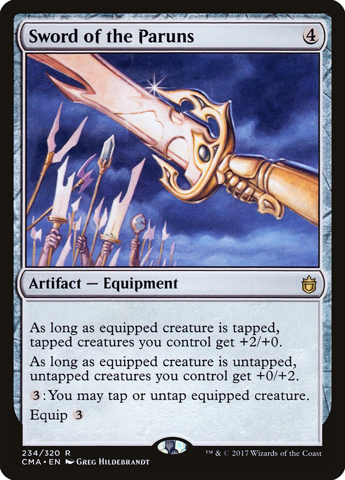 Sword of the Paruns [Commander Anthology] | Webway Games