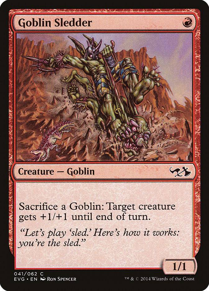 Goblin Sledder (Elves vs. Goblins) [Duel Decks Anthology] | Webway Games
