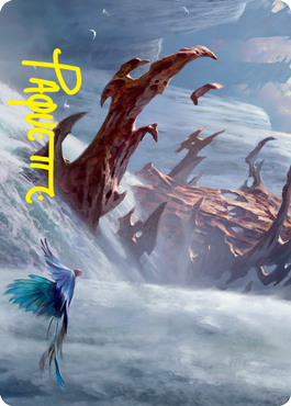 Island Art Card (Gold-Stamped Signature) [Strixhaven: School of Mages Art Series] | Webway Games
