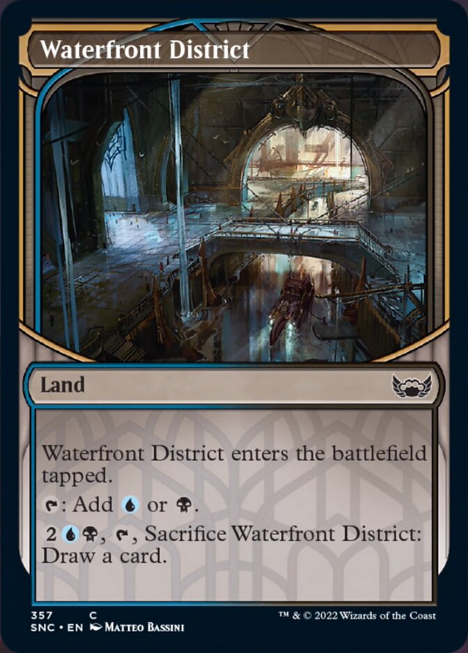 Waterfront District (Showcase Skyscraper) [Streets of New Capenna] | Webway Games
