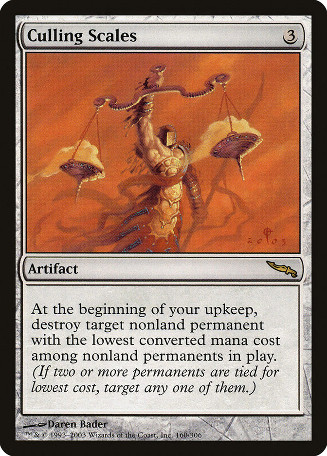 Culling Scales [Mirrodin] | Webway Games