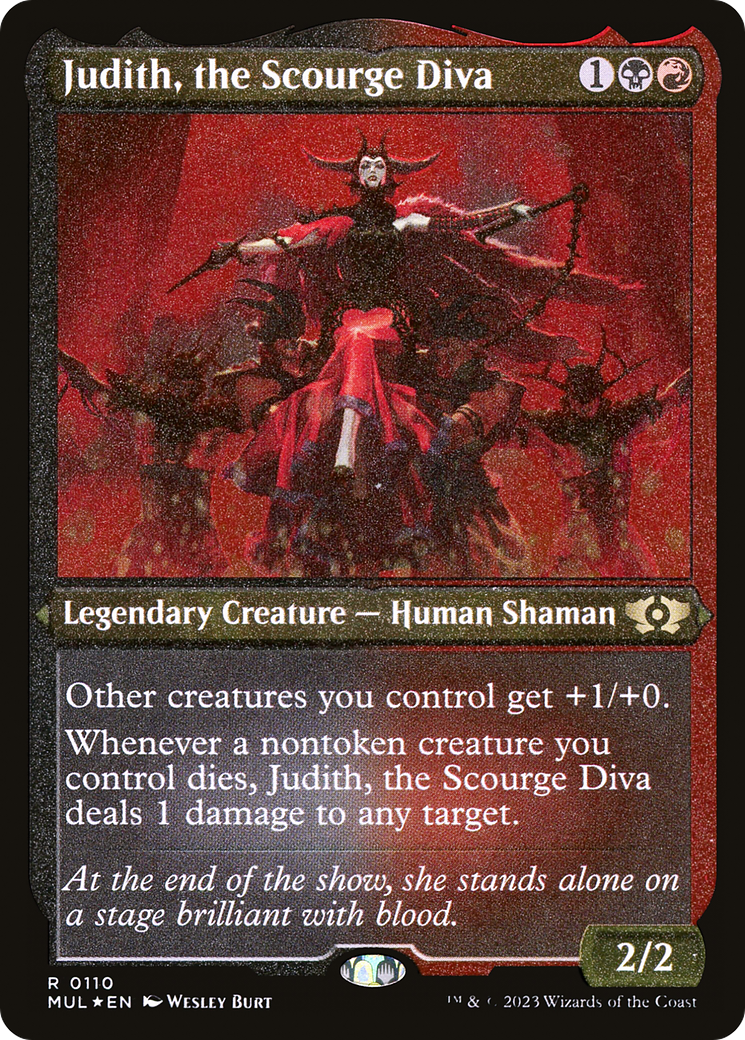 Judith, the Scourge Diva (Foil Etched) [Multiverse Legends] | Webway Games